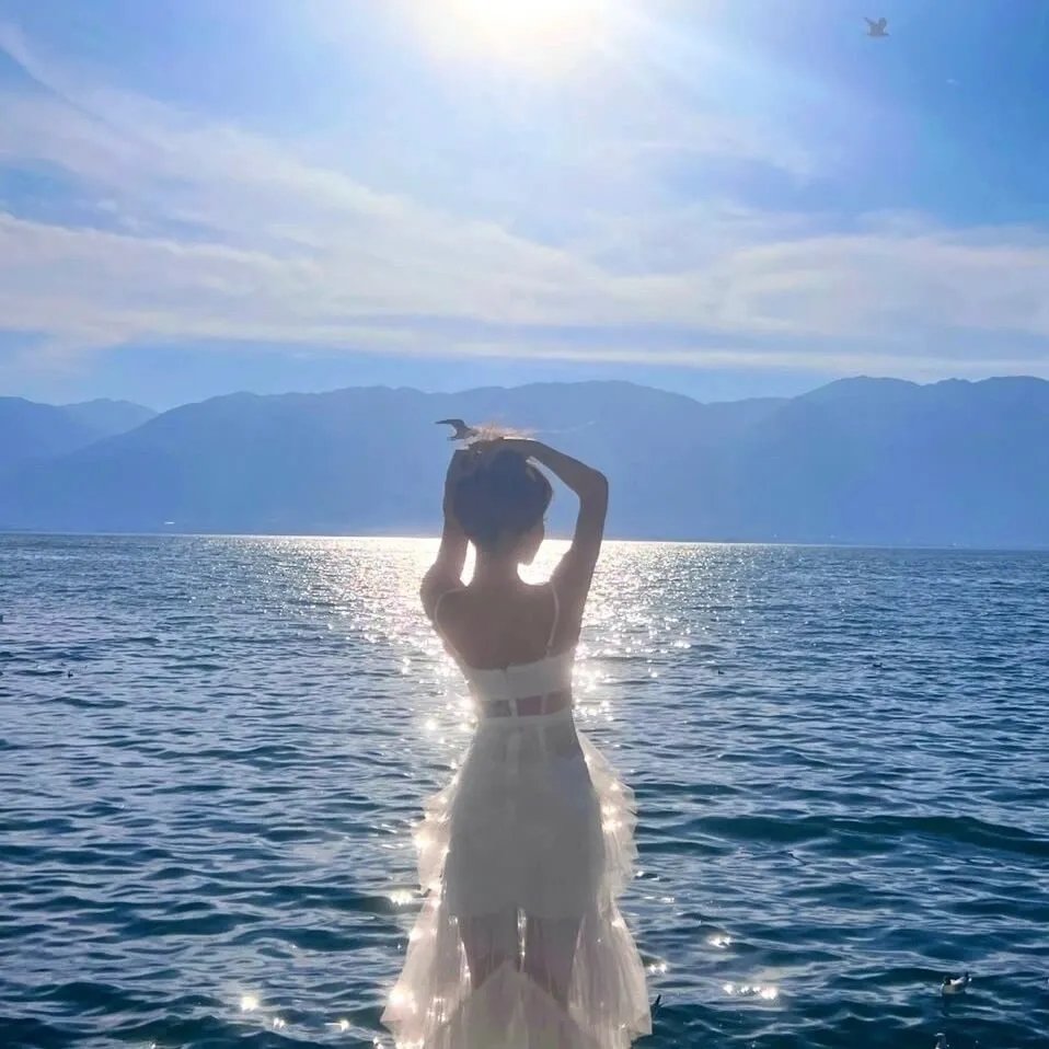 月华如水花照影